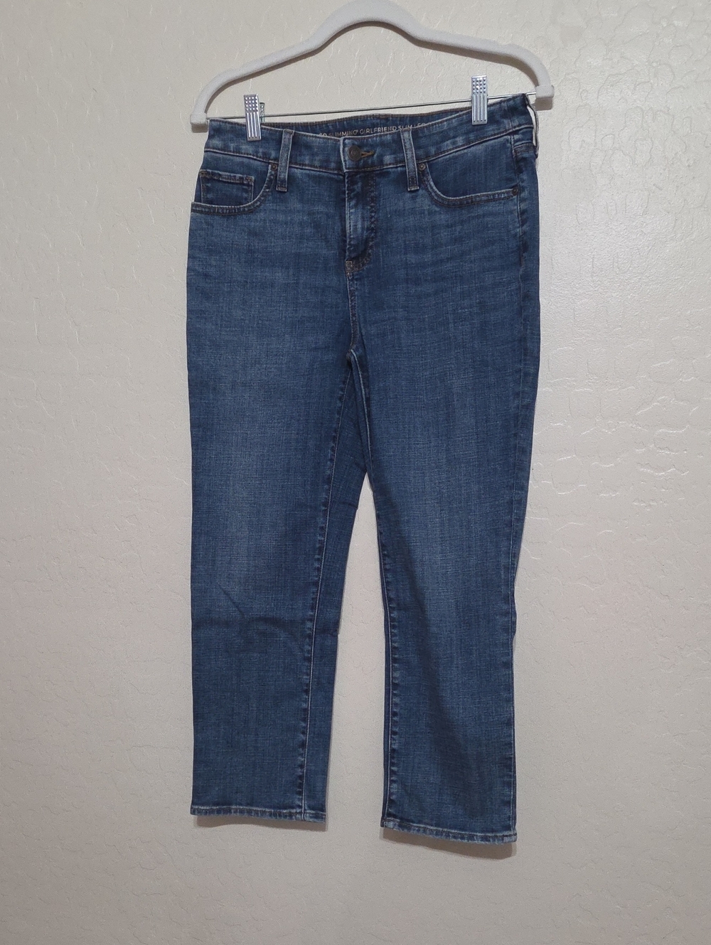 Chico's So Slimming Girlfriend Slim Leg Crop Jeans